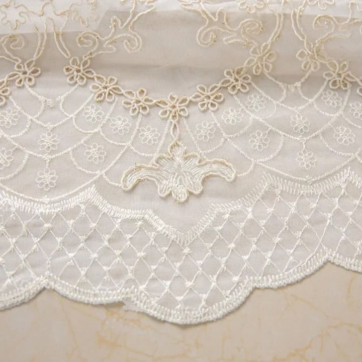 BowLift | Elyvia Embroidered Classic Sheer Lace Curtain