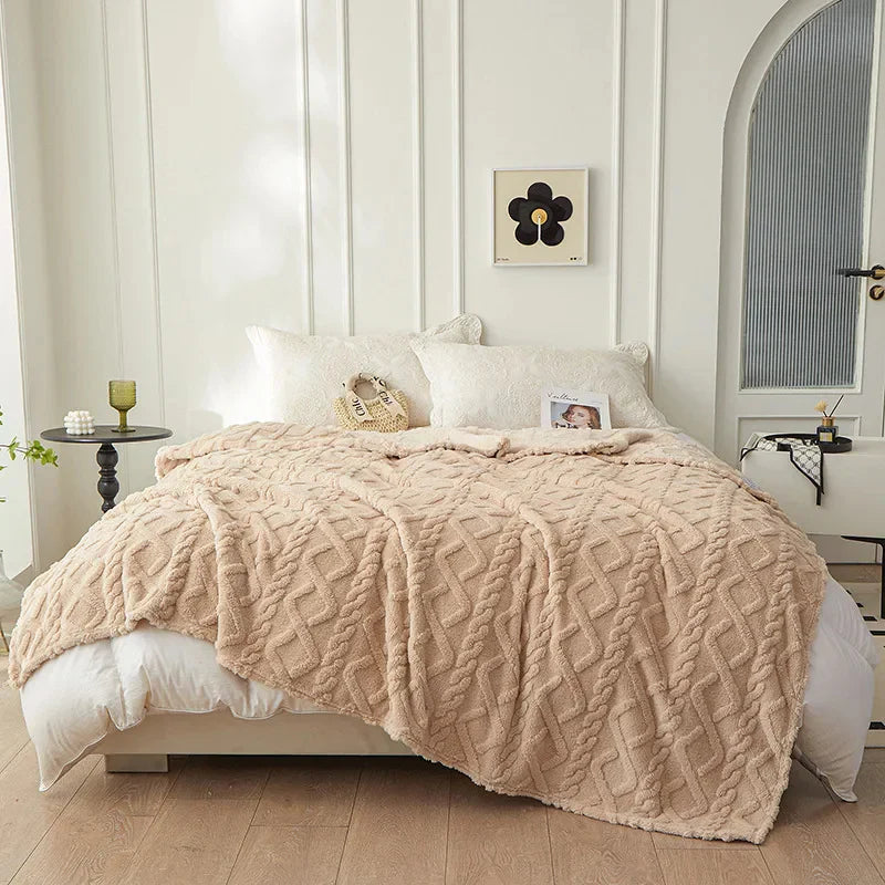BowLift | Double-sided cuddle blanket made of wool