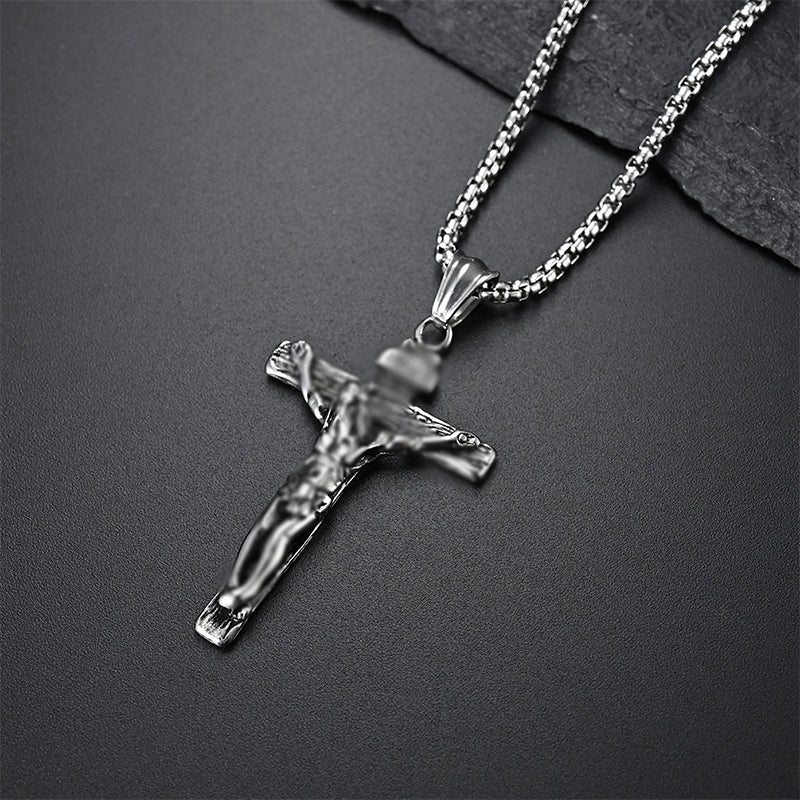 BowLift | Titanium Steel Cross Pendant Necklace
