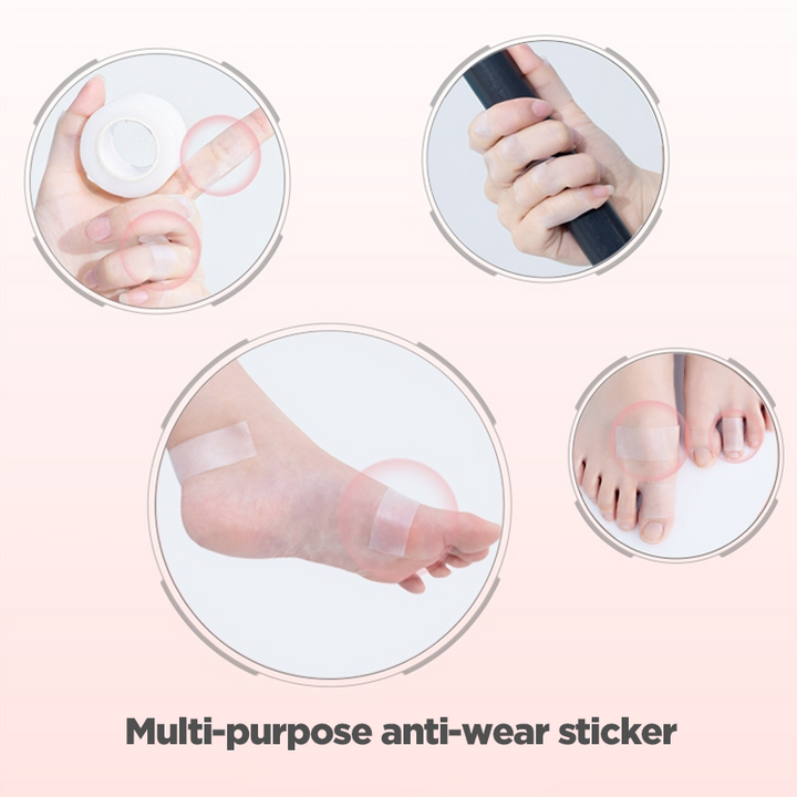 BowLift | Invisible breathable protective heel pads, 1 roll, 5M