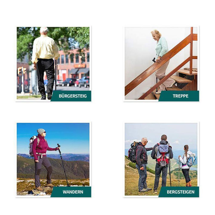 BowLift | Foldable and extendable walking stick