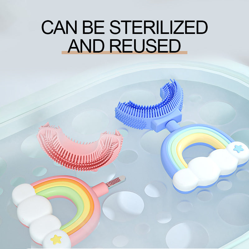 BowLift | Children's Rainbow U-shaped Toothbrush