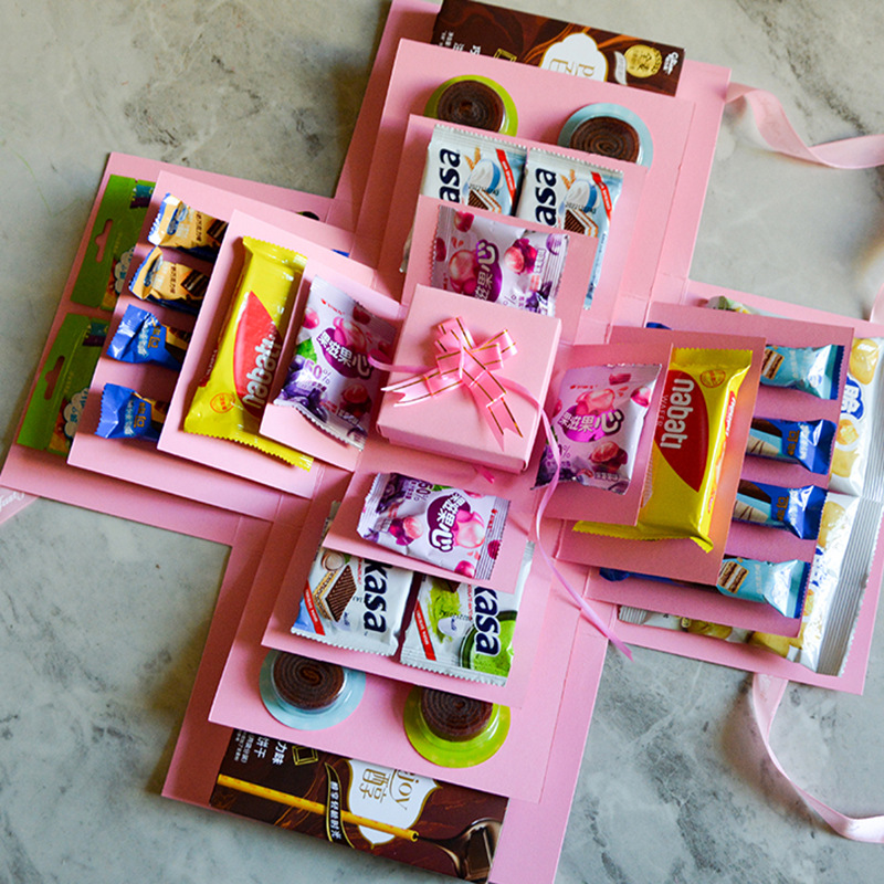 BowLift | DIY Exploding Gift Box | 5-Layer Nesting Design | Customizable Surprise Box for Special Occasions