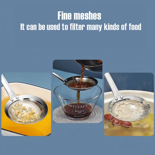 BowLift | Fine mesh strainer in stainless steel