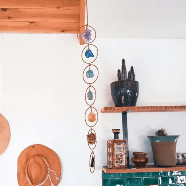 BowLift | Raw Crystal 7 Chakra Gemstone Wall Decor