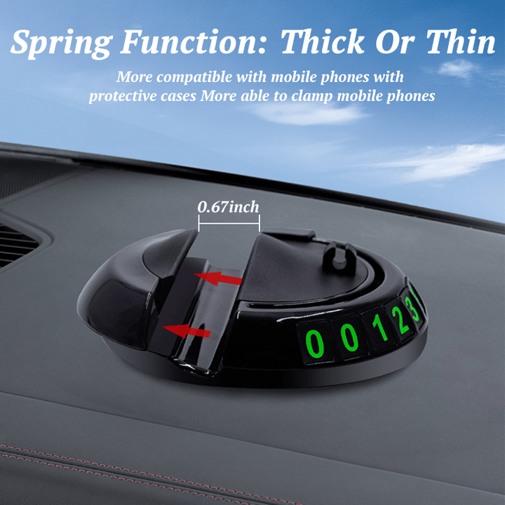 BowLift | Woyuosn Multifunction Car Mat with Phone Holder Hidden Number Plate