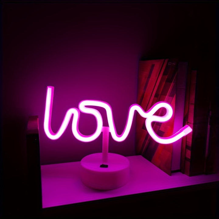 NeonLove Lamp – Illuminated Neon Table Lamp for Parties Bowlift