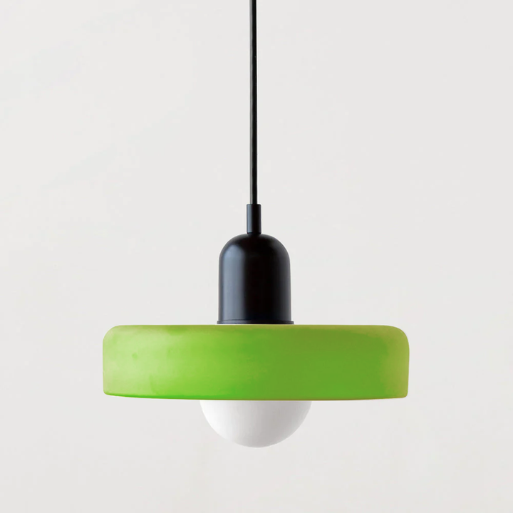 BowLift | Bauhaus Colored Glass Pendant Light