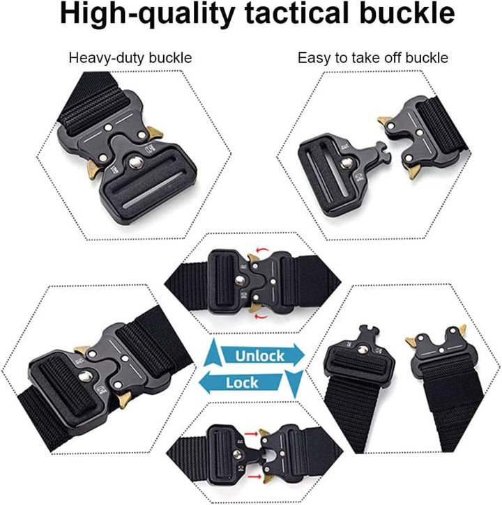 BowLift | Tactical Nylon Belt with Quick-Release Aluminum Buckle