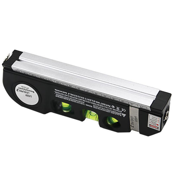 BowLift | Laser Level Ruler Multi-functional Household Infrared Decoration (Black)