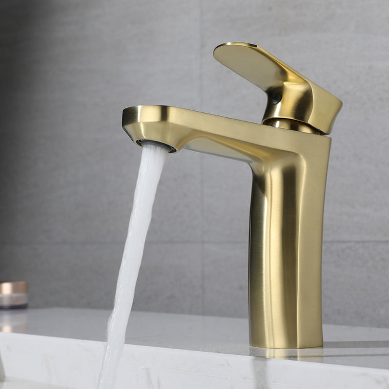 BowLift | Square 1-Handle Basin Faucet 1 Hole Basin Faucet