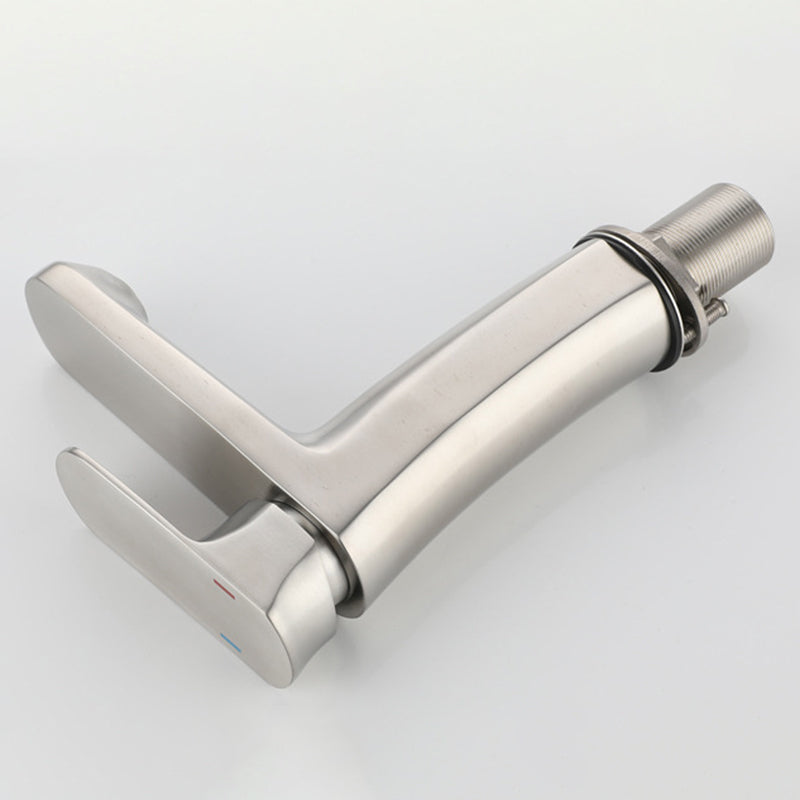 BowLift | Square 1-Handle Basin Faucet 1 Hole Basin Faucet