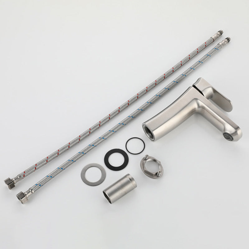 BowLift | Square 1-Handle Basin Faucet 1 Hole Basin Faucet