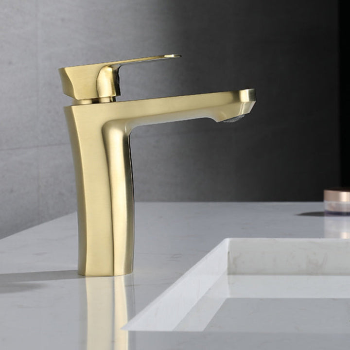 BowLift | Square 1-Handle Basin Faucet 1 Hole Basin Faucet