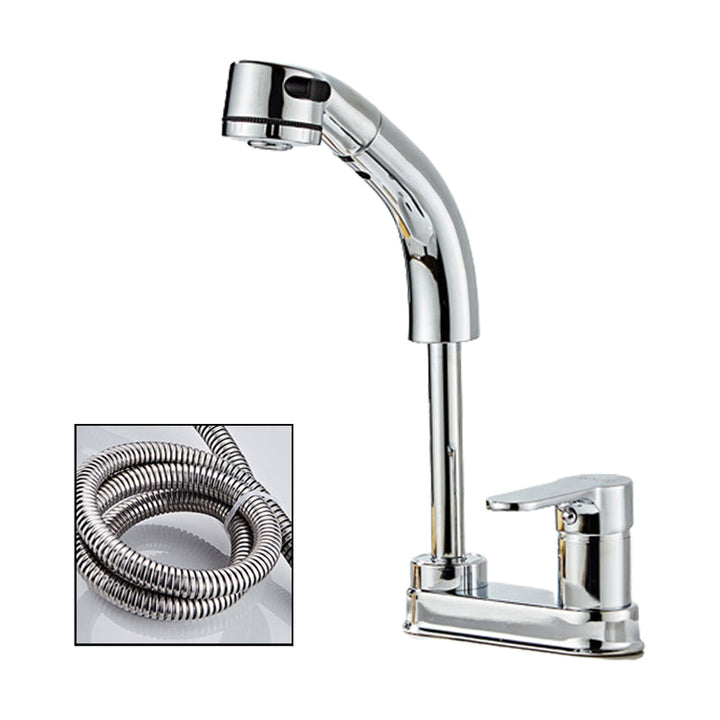 BowLift | Low arc basin mixer with 1 handle for basins with overflow
