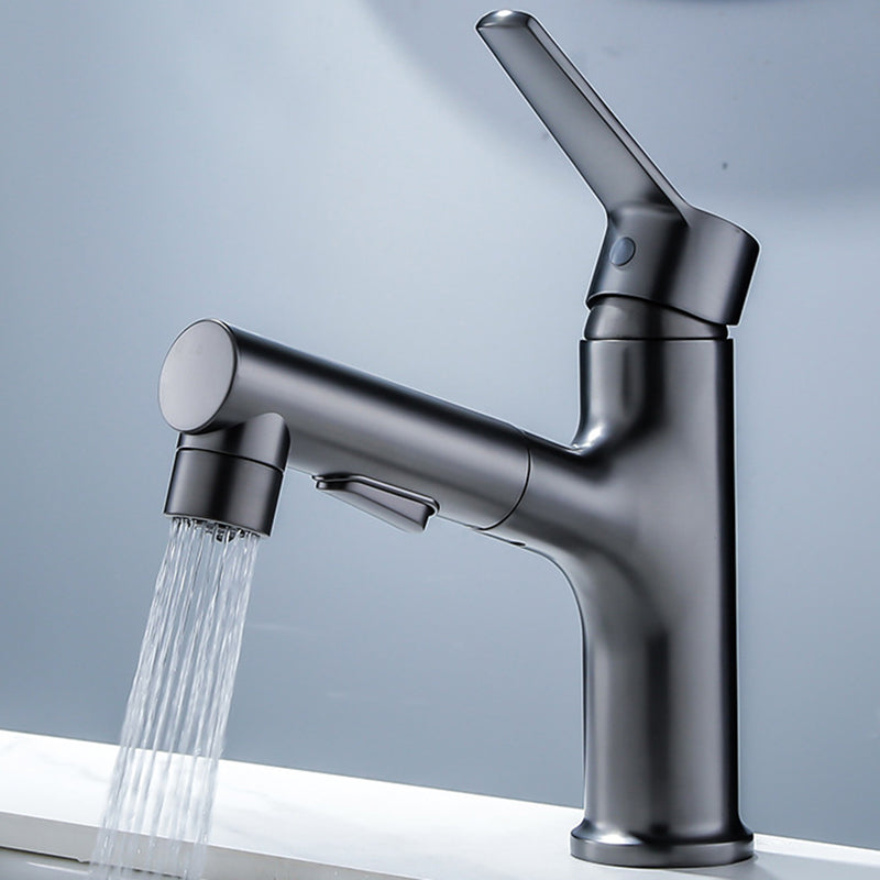 BowLift | Modern Basin Faucet Solid Copper Centered Sink Faucet for Bathroom