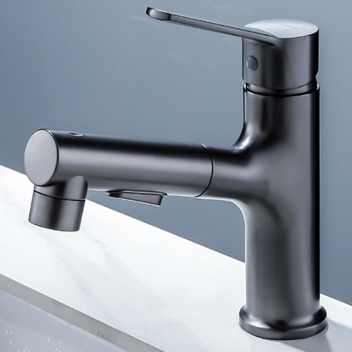 BowLift | Modern Basin Faucet Solid Copper Centered Sink Faucet for Bathroom