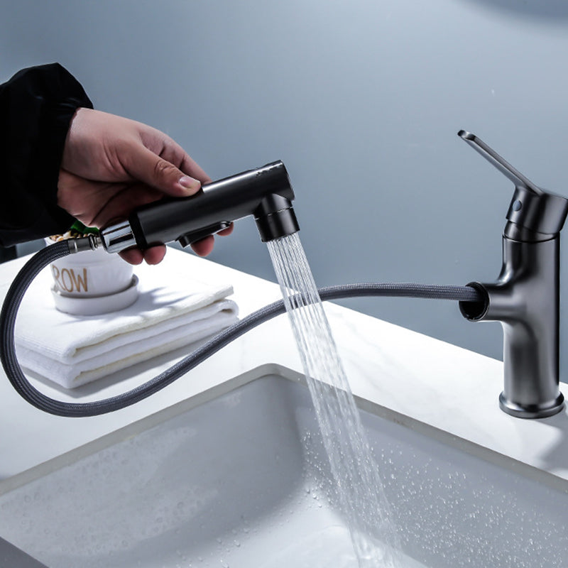 BowLift | Modern Basin Faucet Solid Copper Centered Sink Faucet for Bathroom