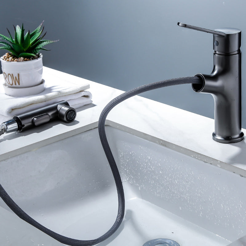 BowLift | Modern Basin Faucet Solid Copper Centered Sink Faucet for Bathroom