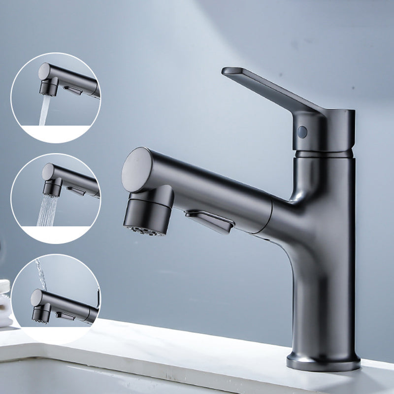 BowLift | Modern Basin Faucet Solid Copper Centered Sink Faucet for Bathroom