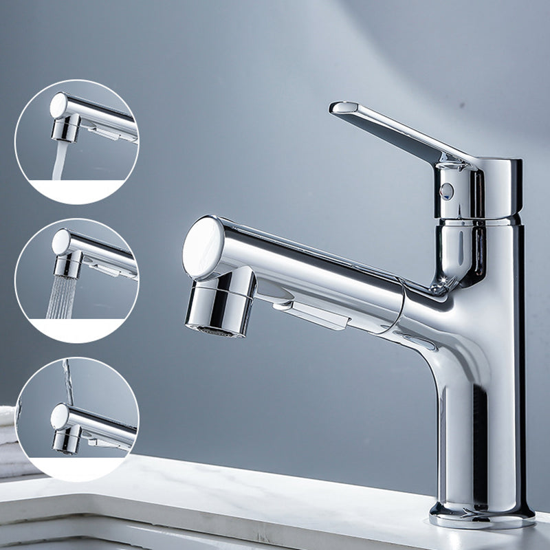 BowLift | Modern Basin Faucet Solid Copper Centered Sink Faucet for Bathroom