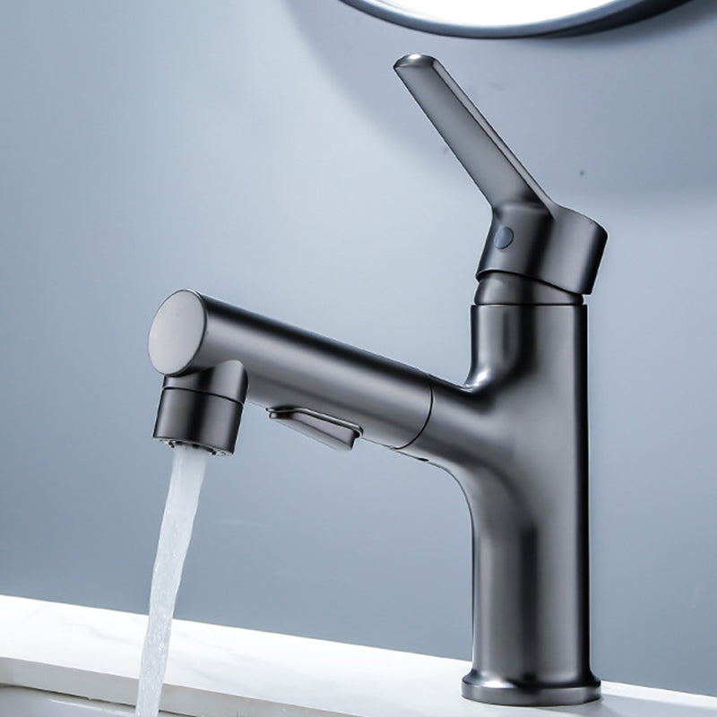 BowLift | Modern Basin Faucet Solid Copper Centered Sink Faucet for Bathroom