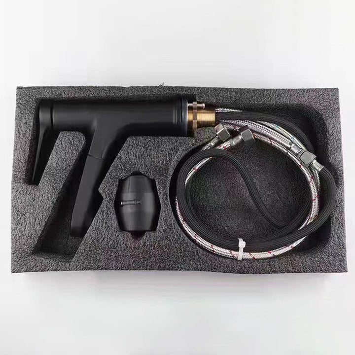 BowLift | Modern Style Sink Faucet Single Handle Low Arc Pull Out Copper Sink Faucet