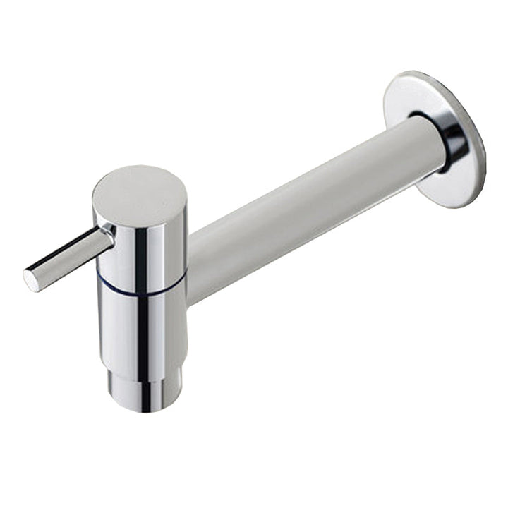 BowLift | Contemporary Wall-Mounted Bathroom Faucet Single Hole Low Arc Solid Brass Circular Faucet