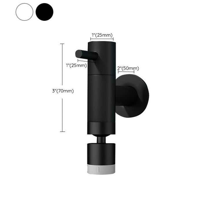 BowLift | Contemporary Wall-Mounted Bathroom Faucet One Hole Solid Brass Round Faucet