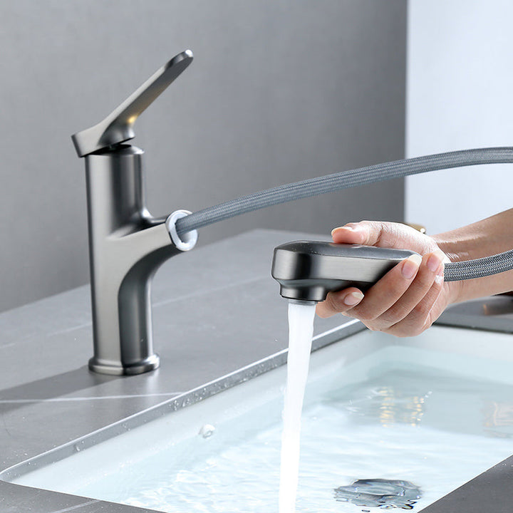 BowLift | Contemporary Style Centerset Faucets Bathroom Fixtures with Lever Handle