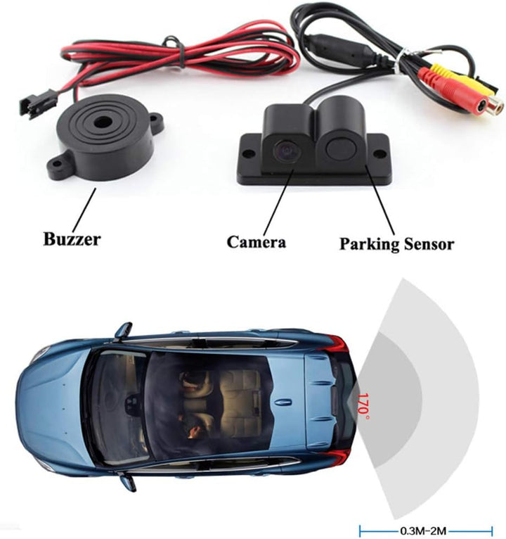 BowLift | Car Rear View Camera with Parking Sensor 2-in-1 – SafePark