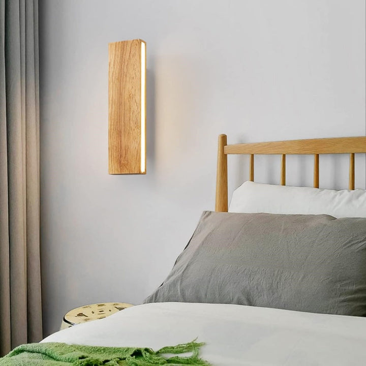 BowLift | Wall Light With Rotatable Wood LED Design