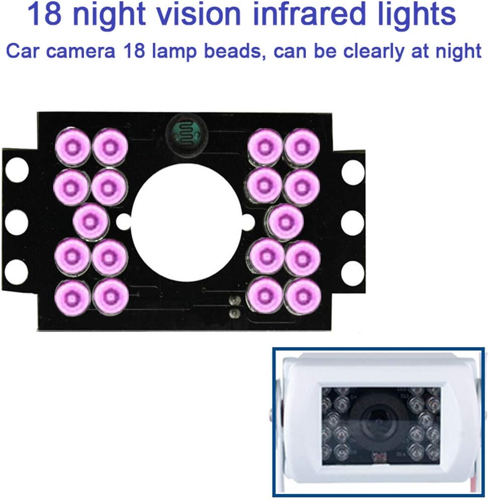 BowLift | Truck Backup Camera 12V/24V with 18 LED IR Night Vision IP68