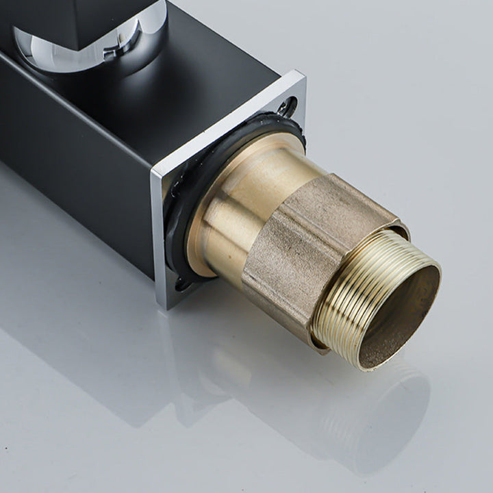 BowLift | Contemporary Sink Faucet Solid Color Low Arc Bathroom Sink Faucet