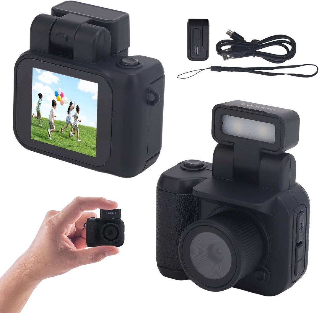 BowLift | Mini Keychain Digital Camera with 1080P Video and Retro Design – Rivoma