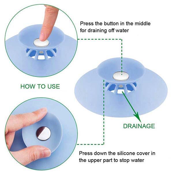 BowLift | Sink and Tub Drain Stopper With Strainer
