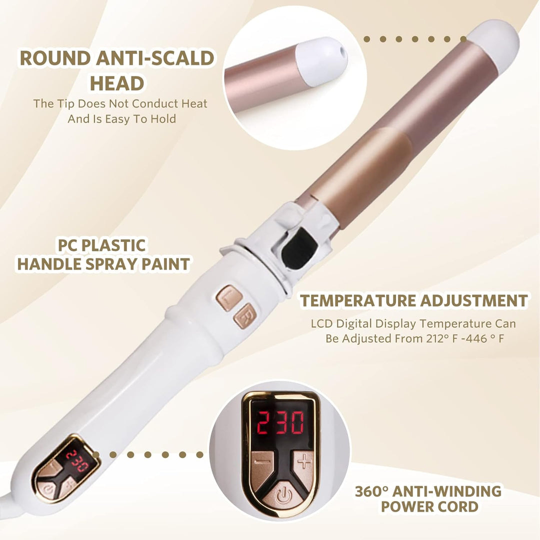 BowLift | Curling Iron | Dual Barrel Hair Styler for Home Use