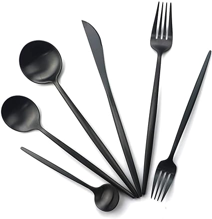 BowLift | Torin 36-Piece Minimalist Cutlery Set – Premium Stainless Steel Flatware with Matte Finish
