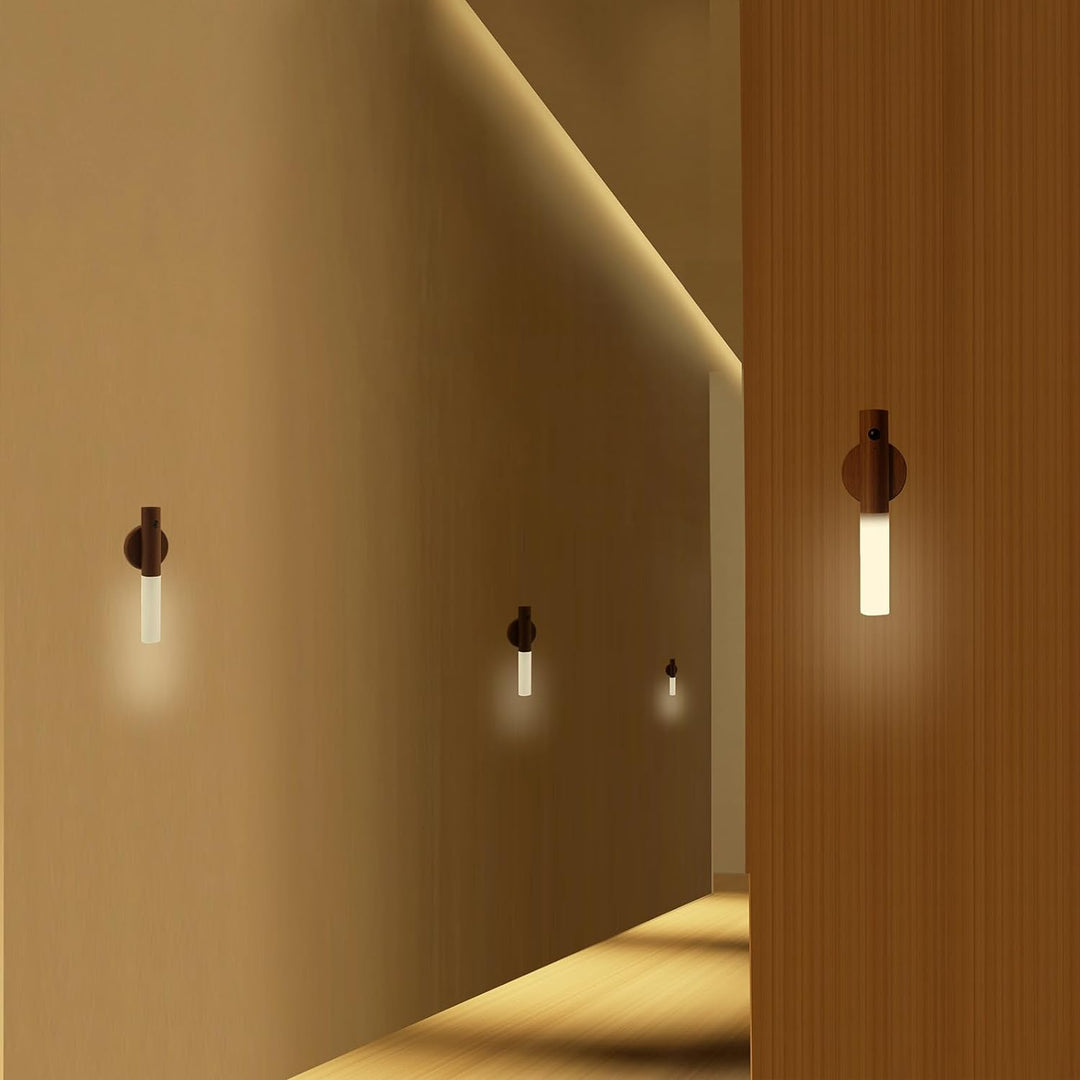 BowLift | Wall Light Wooden Rechargeable Motion Sensor Lamp