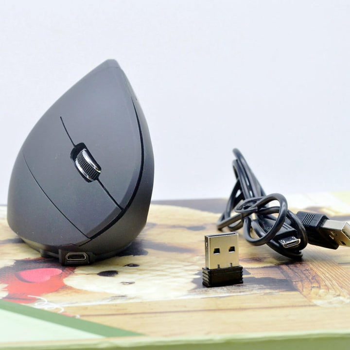 BowLift | Rechargeable Ergonomic Vertical Wireless Mouse – Elvion