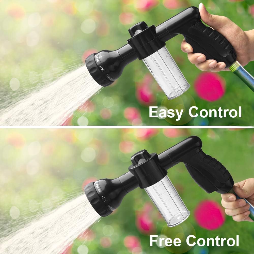 BowLift | Multifunctional Car Wash Gun – Spray Gun with Microfiber Attachment for Thorough Cleaning