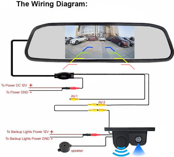 BowLift | Car Rear View Camera with Parking Sensor 2-in-1 – SafePark