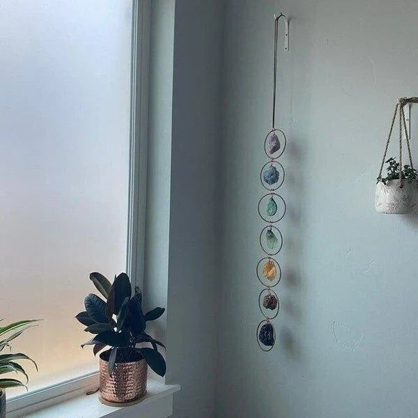 BowLift | Raw Crystal 7 Chakra Gemstone Wall Decor