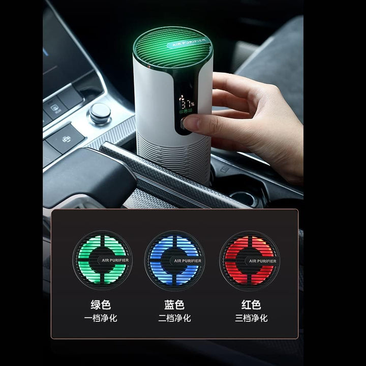 BowLift | Portable Cleaner Purifier – USB Rechargeable Air Freshener with Activated Carbon & Aromatherapy