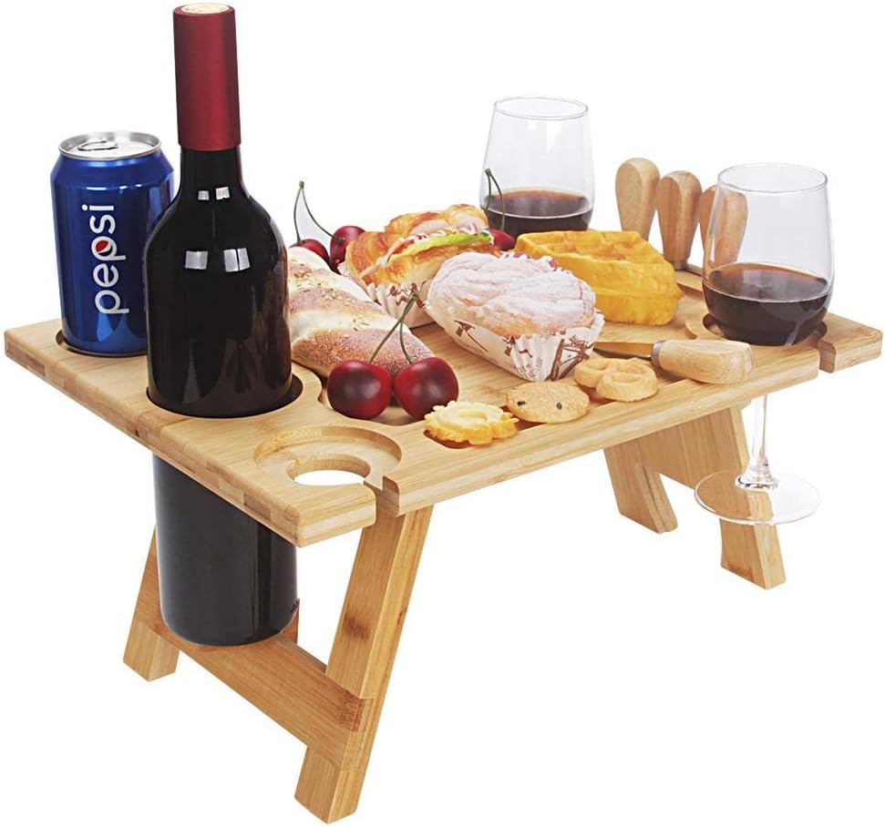 BowLift | Mobile Wooden Wine Rack with Top