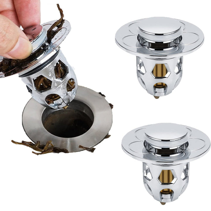 Universal Sink Drain Stopper for 34–40 mm Drains