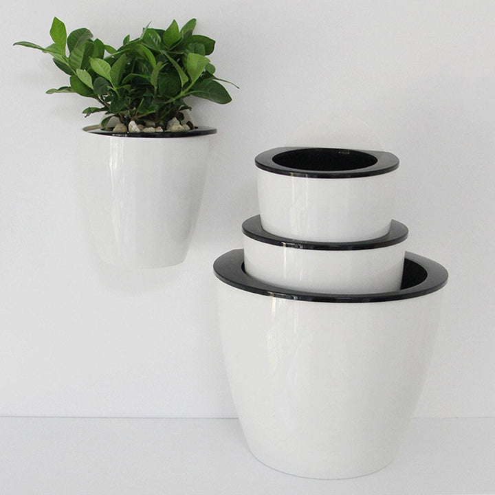 BowLift | Self-watering hanging plant pot – Modern flower pot for wall mounting