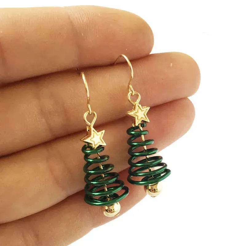 BowLift | Christmas Earrings Tree Star DIY Earrings
