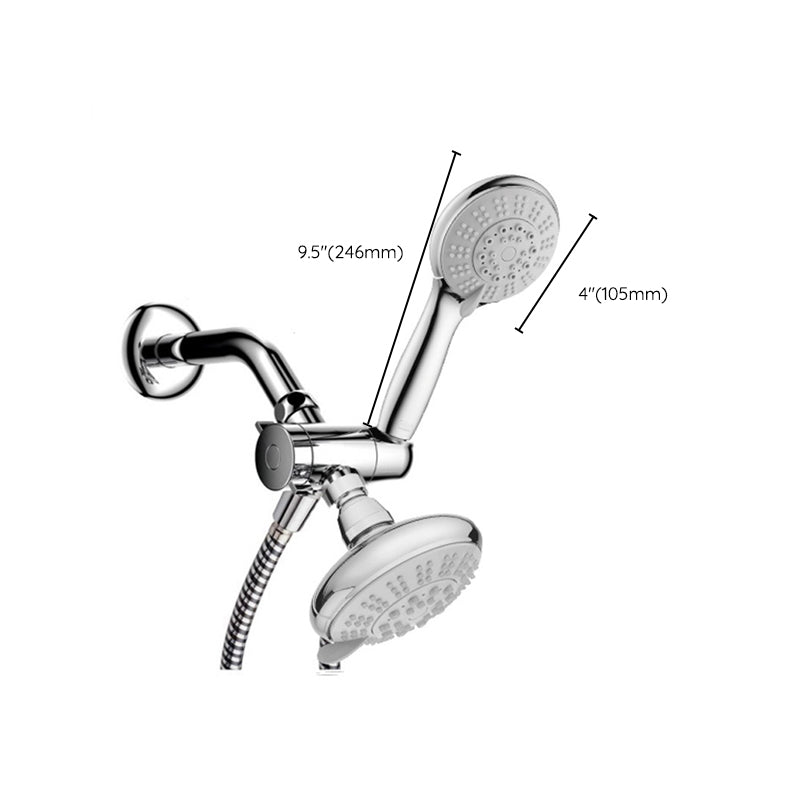 BowLift | Wall-mounted Dual Shower Traditional Round Dual Shower Heads