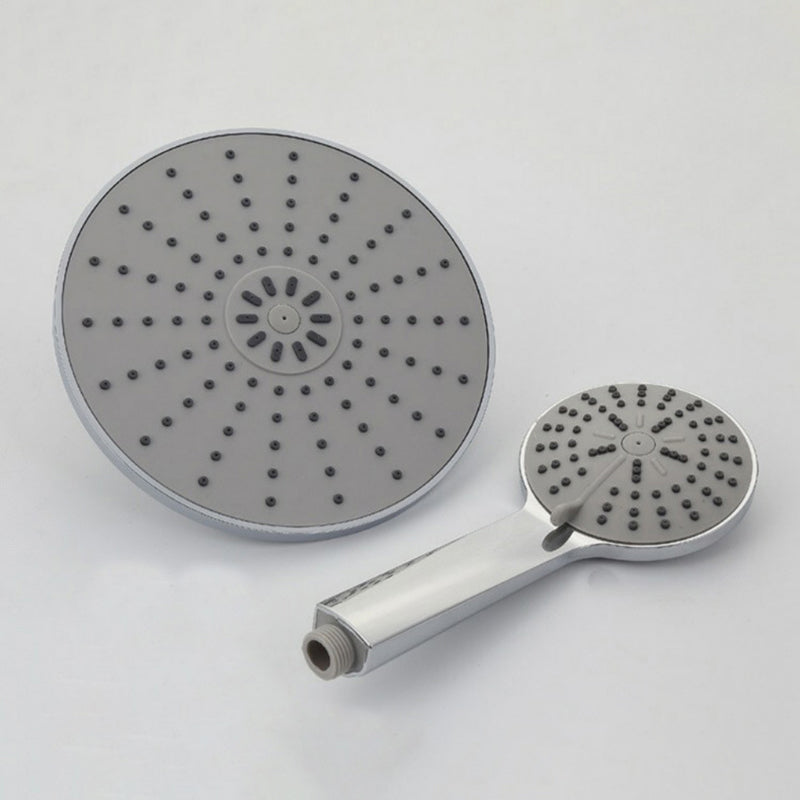 BowLift | Wall Mounted Round Shower Modern Style Metal Double Shower Heads